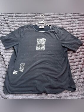 Vintage On The Rocks Dark grey California Surf T-Shirt